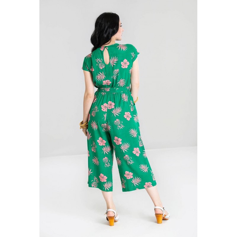 hell bunny pineapple jumpsuit